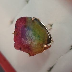 Maine Watermelon Tourmaline Ring
